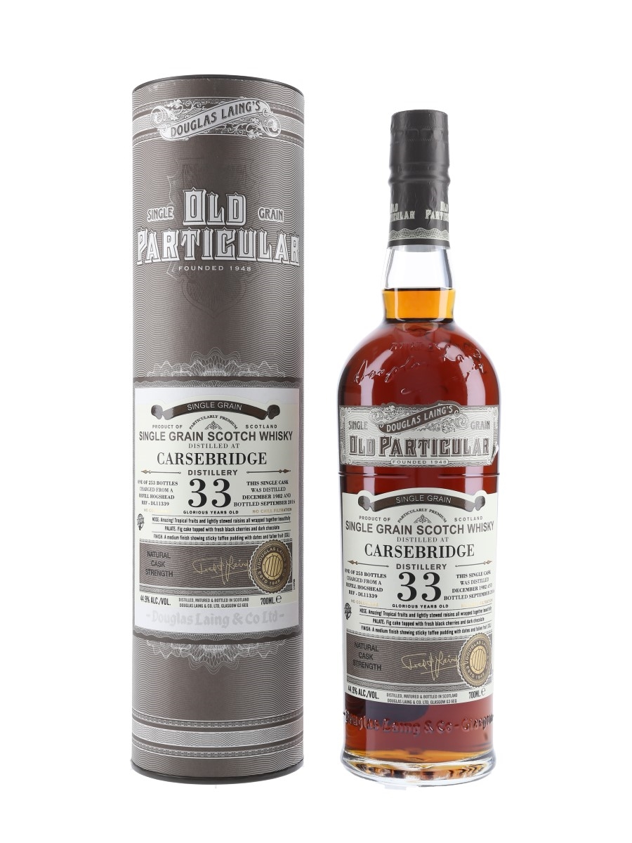 Carsebridge 1982 33 Year Old Bottled 2016 - Douglas Laing Old Particular 70cl / 44.9%