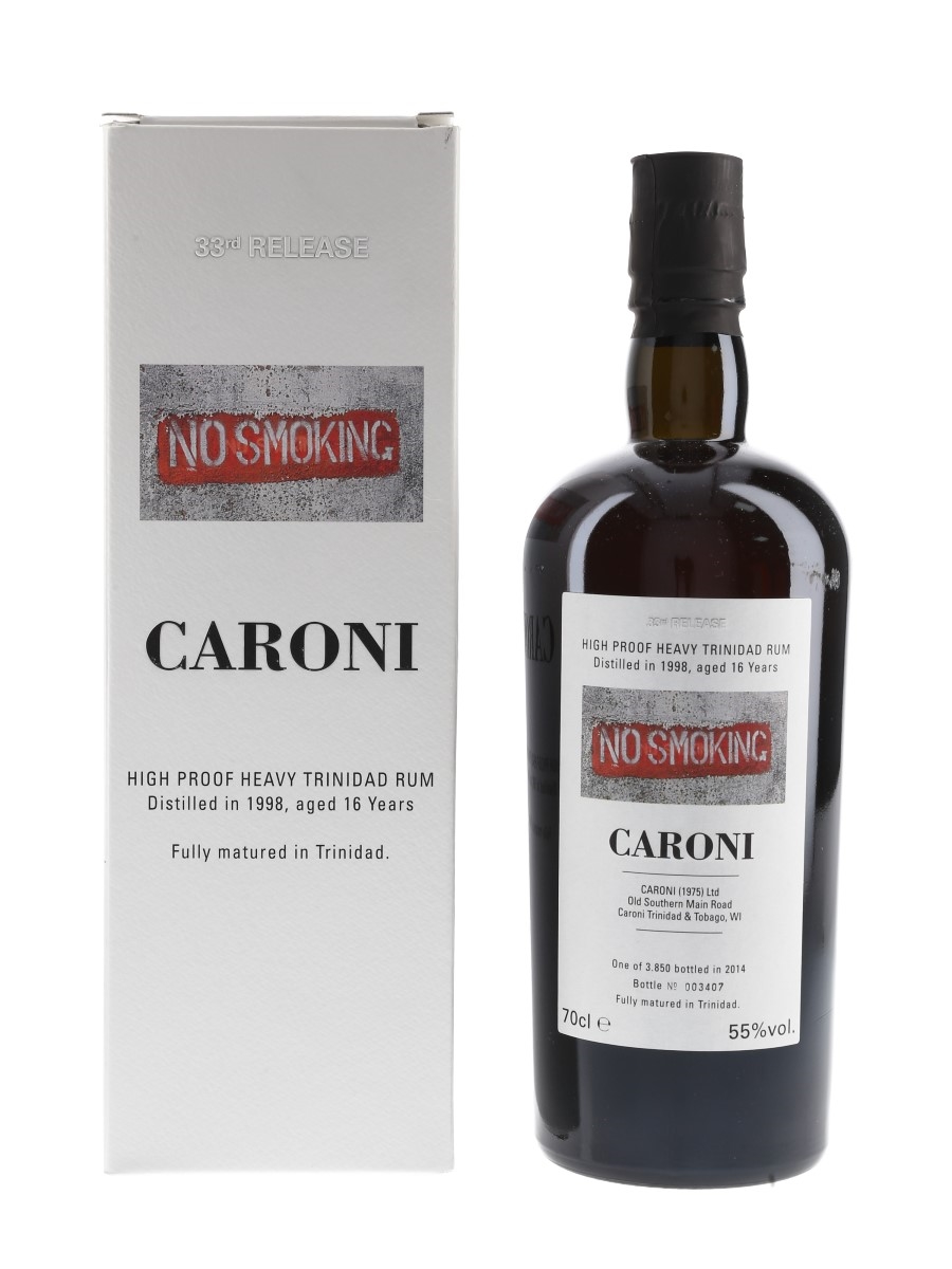 Caroni 1998 16 Year Old Heavy Trinidad Rum Bottled 2014 - Velier 70cl / 55%
