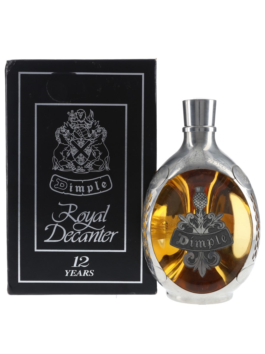 Dimple 12 Year Old Royal Decanter Royal Holland Pewter 75cl / 43%