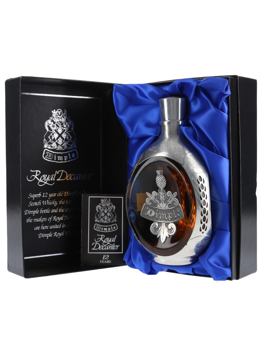 古酒Dimple  Decanter 12 Years Dimple 12 Year Old Royal Decanter - Lot 91142 - Buy/Sell Blended