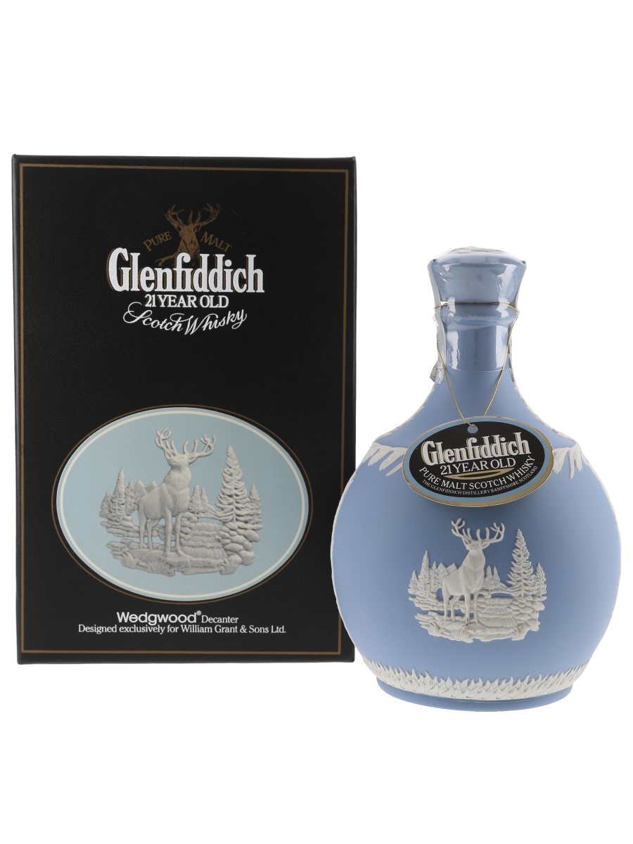 Glenfiddich 21 Year Old Wedgwood Decanter Bottled 1987 70cl / 43%