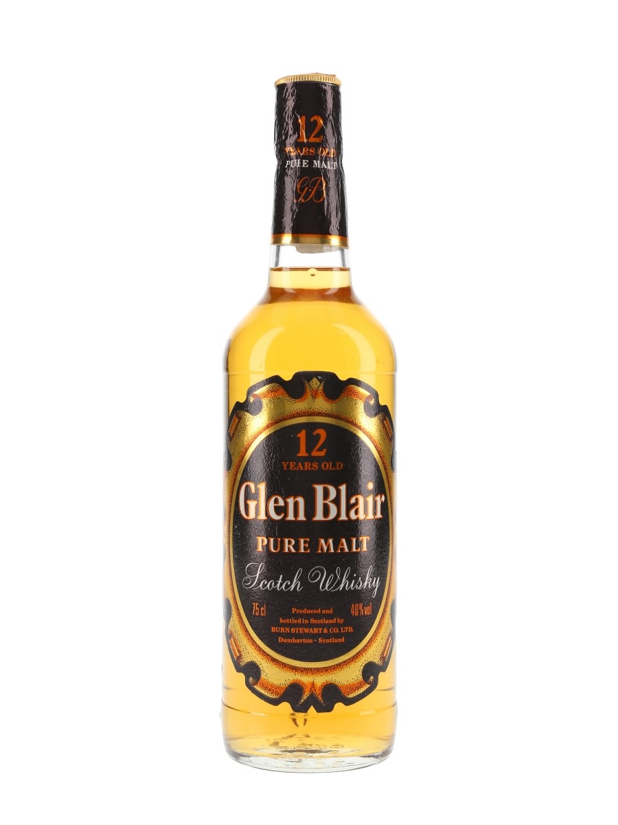 Glen Blair 12 Year Old Bottled 1980s - Liquorama 75cl / 40%