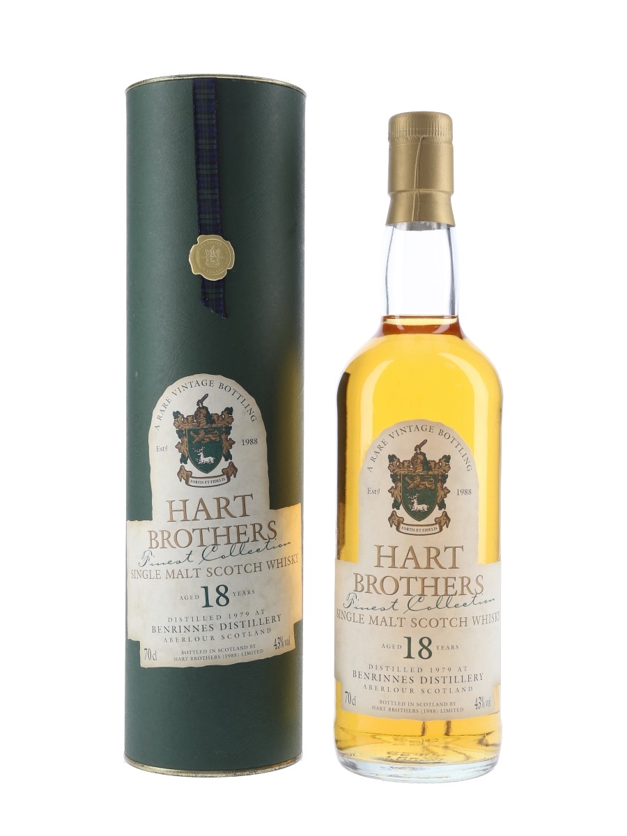 Benrinnes 1979 18 Year Old Bottled 1988 - Hart Brothers 70cl / 43%