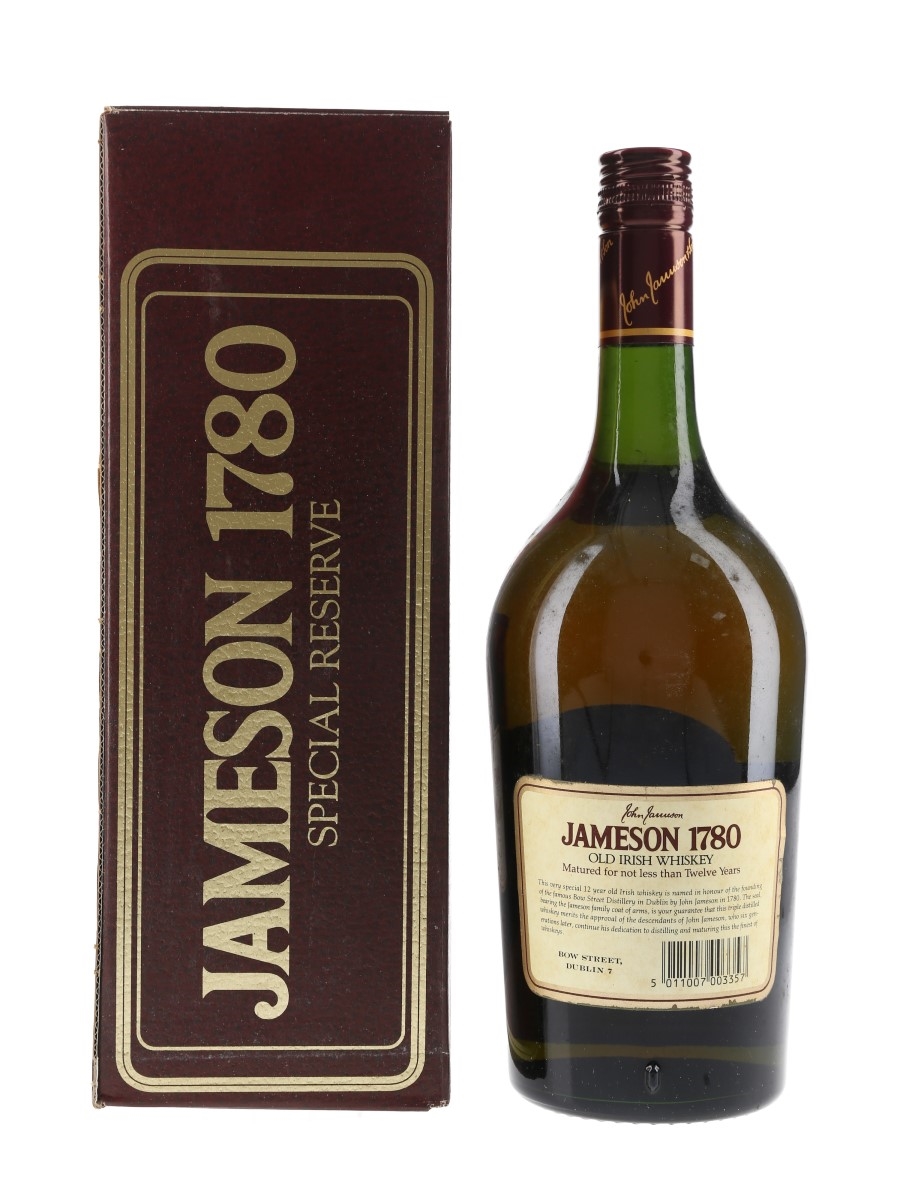 Jameson 1780 12 Year Old - Lot 91394 - Buy/Sell Irish
