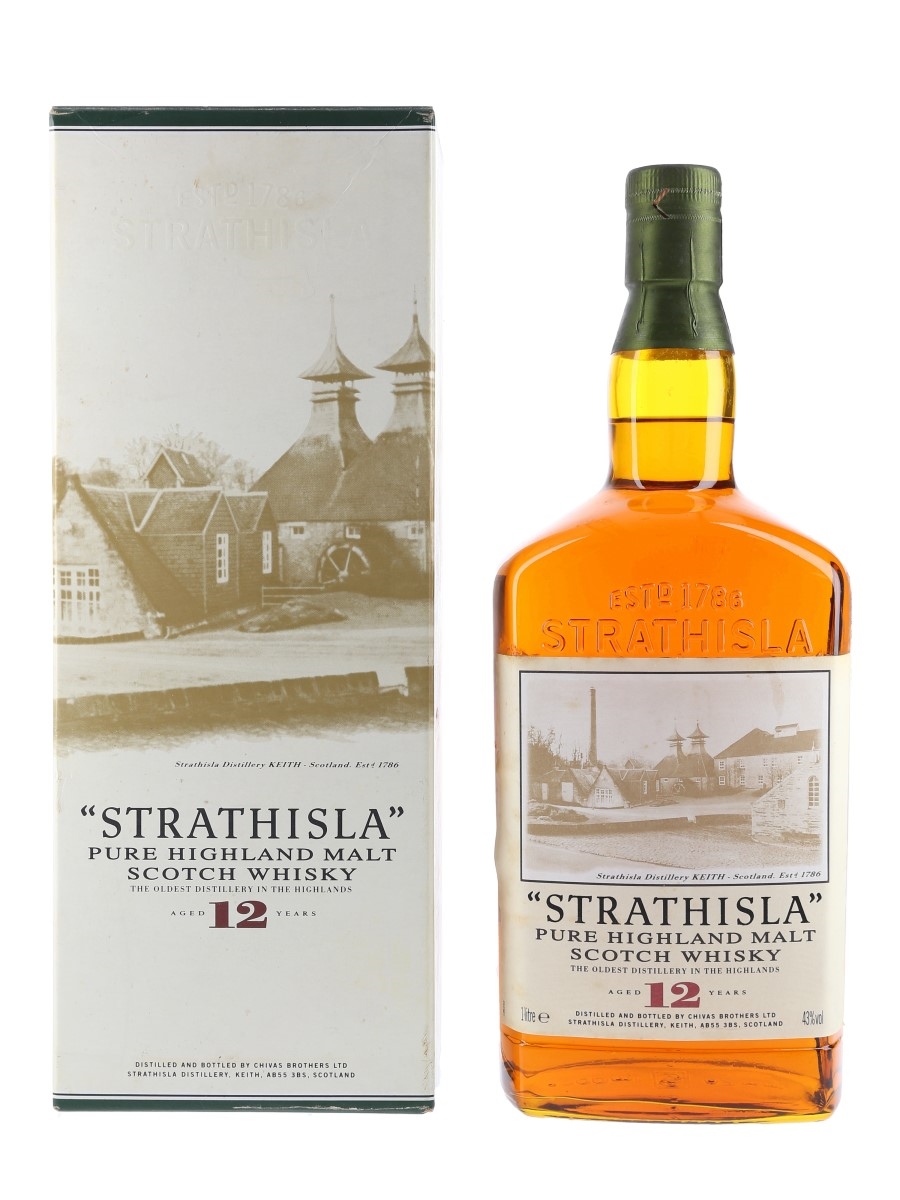 Strathisla 12 Year Old Bottled 1990s 100cl / 43%