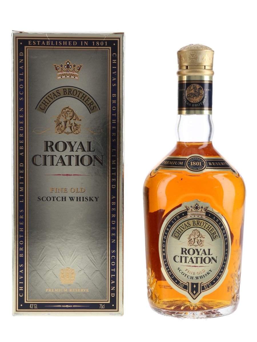 Chivas Brothers Royal Citation - Lot 91282 - Buy/Sell Blended