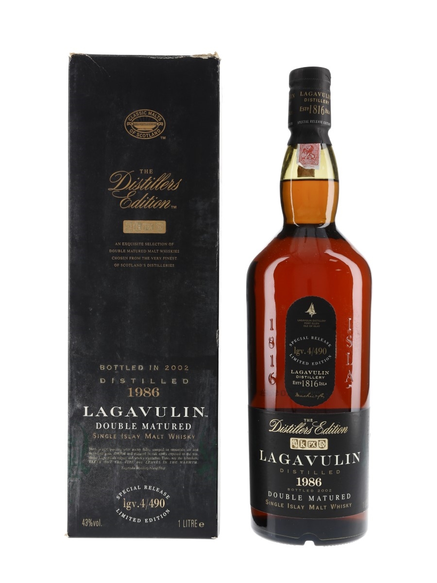 Lagavulin 1986 Distillers Edition Bottled 2002 100cl / 43%