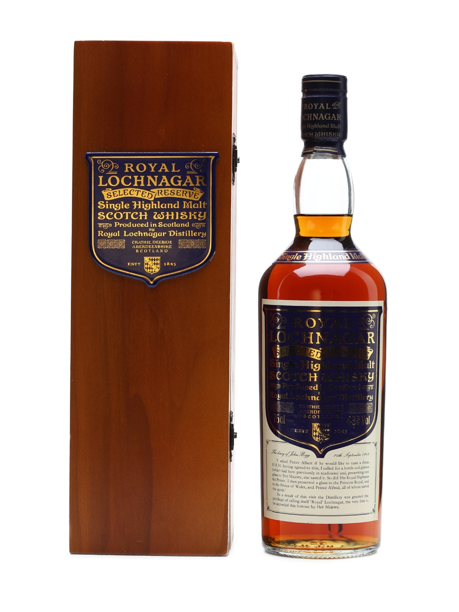 Royal Lochnagar Selected Reserve Bottled 1980s 75cl