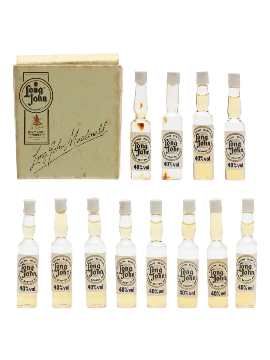 Long John Case The World's Smallest Bottles Of Whisky 12 x <1cl / 40%