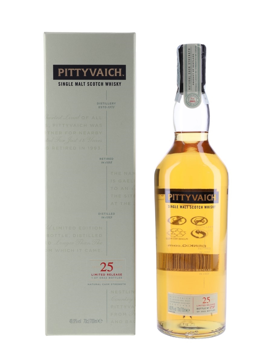 Pittyvaich 1989 25 Year Old Special Releases 2015 70cl / 49.9%