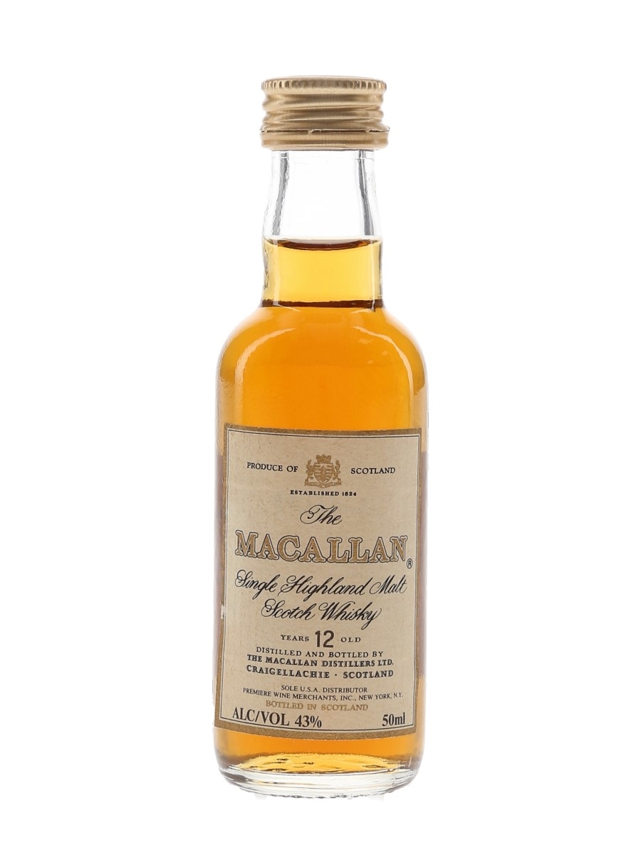 Macallan 12 Year Old Bottled 1990s - Premier Wine Merchants, New York 5cl / 43%