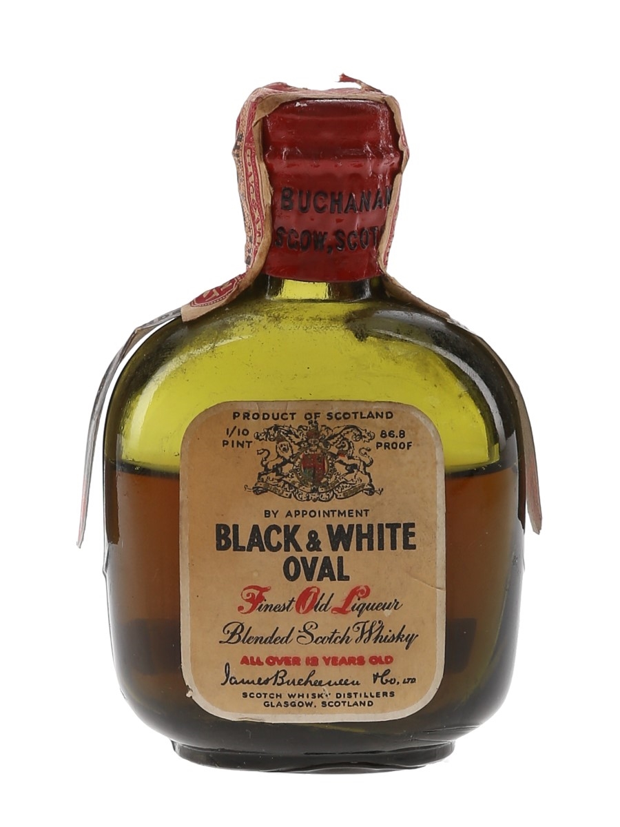 Buchanan's Black & White Oval 12 Year Old Lot 94471 Buy/Sell Blended Whisky Online Buchanan's Black & White Oval 12 Year Old Lot 94471 Buy/Sell Blended Whisky Online