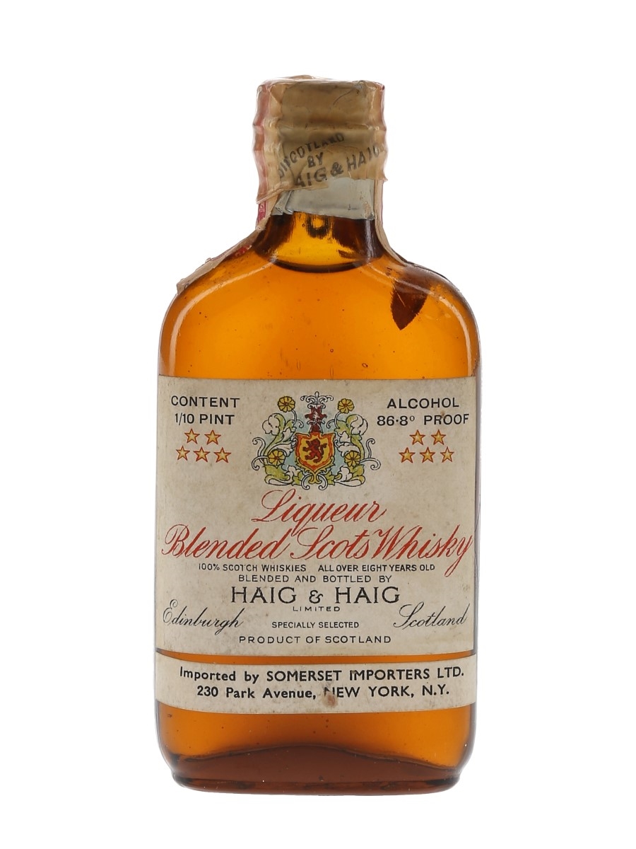 Haig & Haig 5 Star Bottled 1930s-1940s 4.7cl / 43.4%
