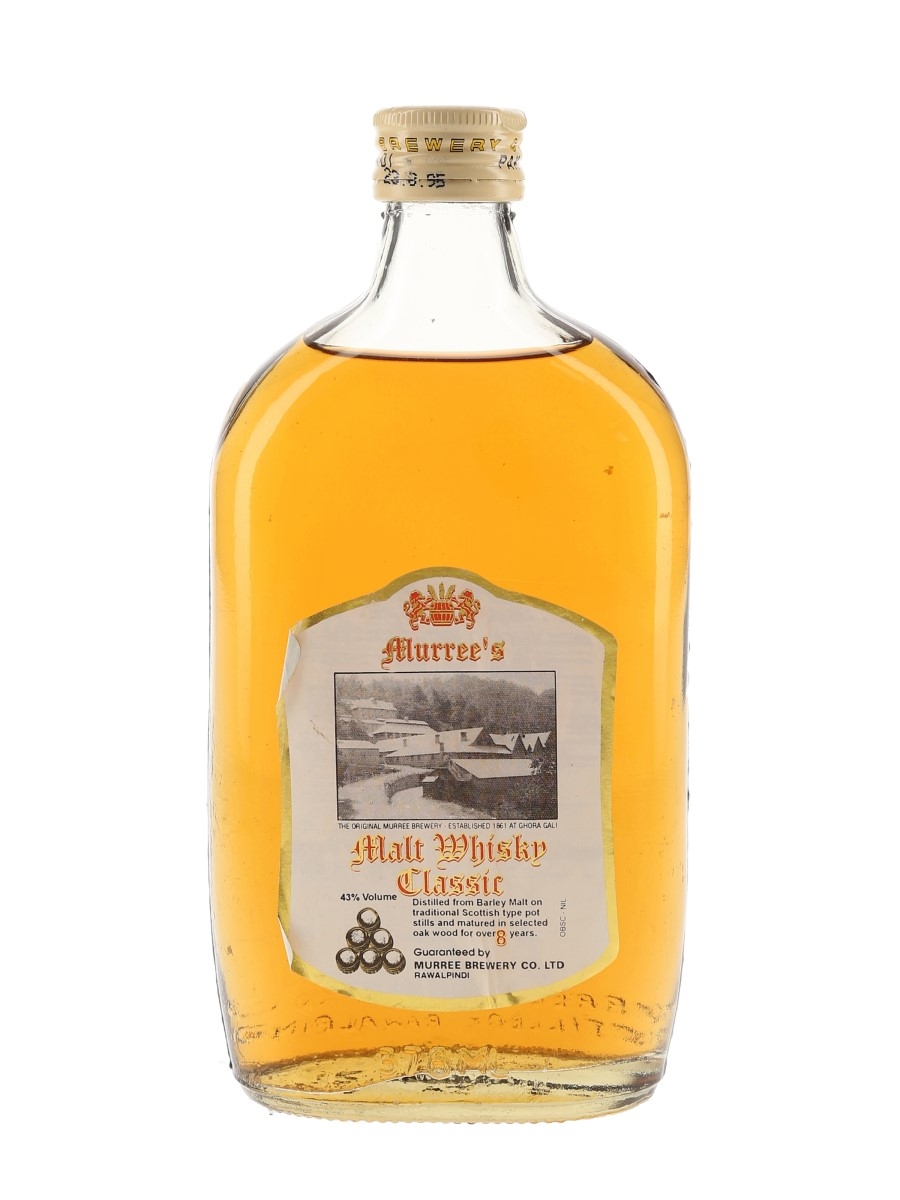 Murree's 8 Year Old Malt Whisky Classic Bottled 1990s - Pakistan 37.8cl / 43%