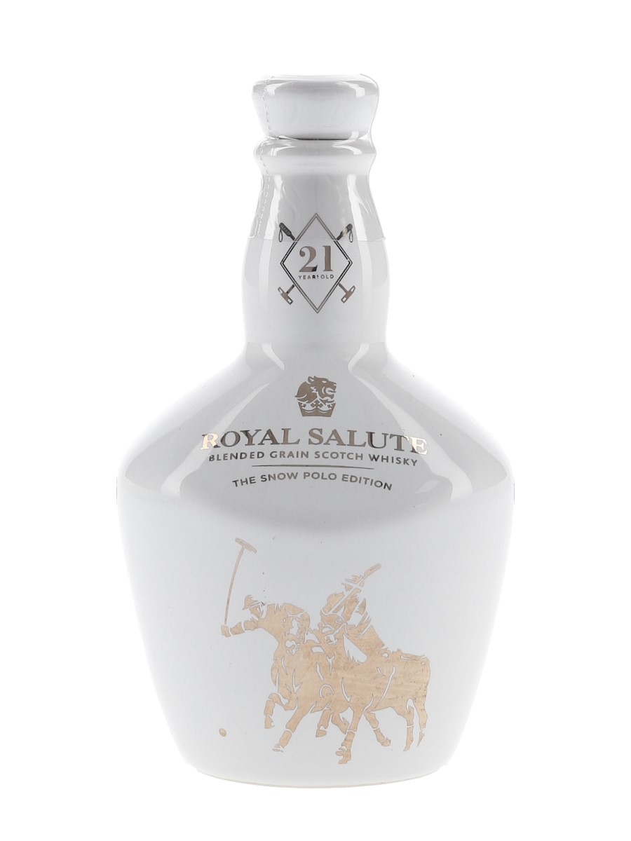 Royal Salute 21 Year Old The Snow Polo Edition - Lot 93510 Royal Salute 21 Year Old The Snow Polo Edition - Lot 93510