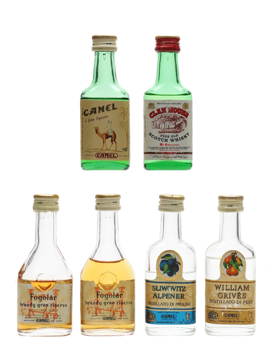 Assorted Camel Spirits  6 x 2.8cl