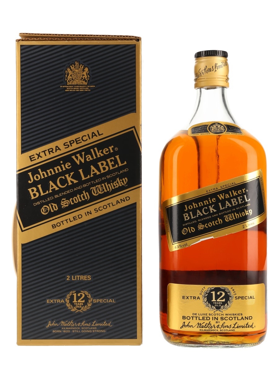 Johnnie Walker Black Label 12 Year Old - Lot 91635 - Buy