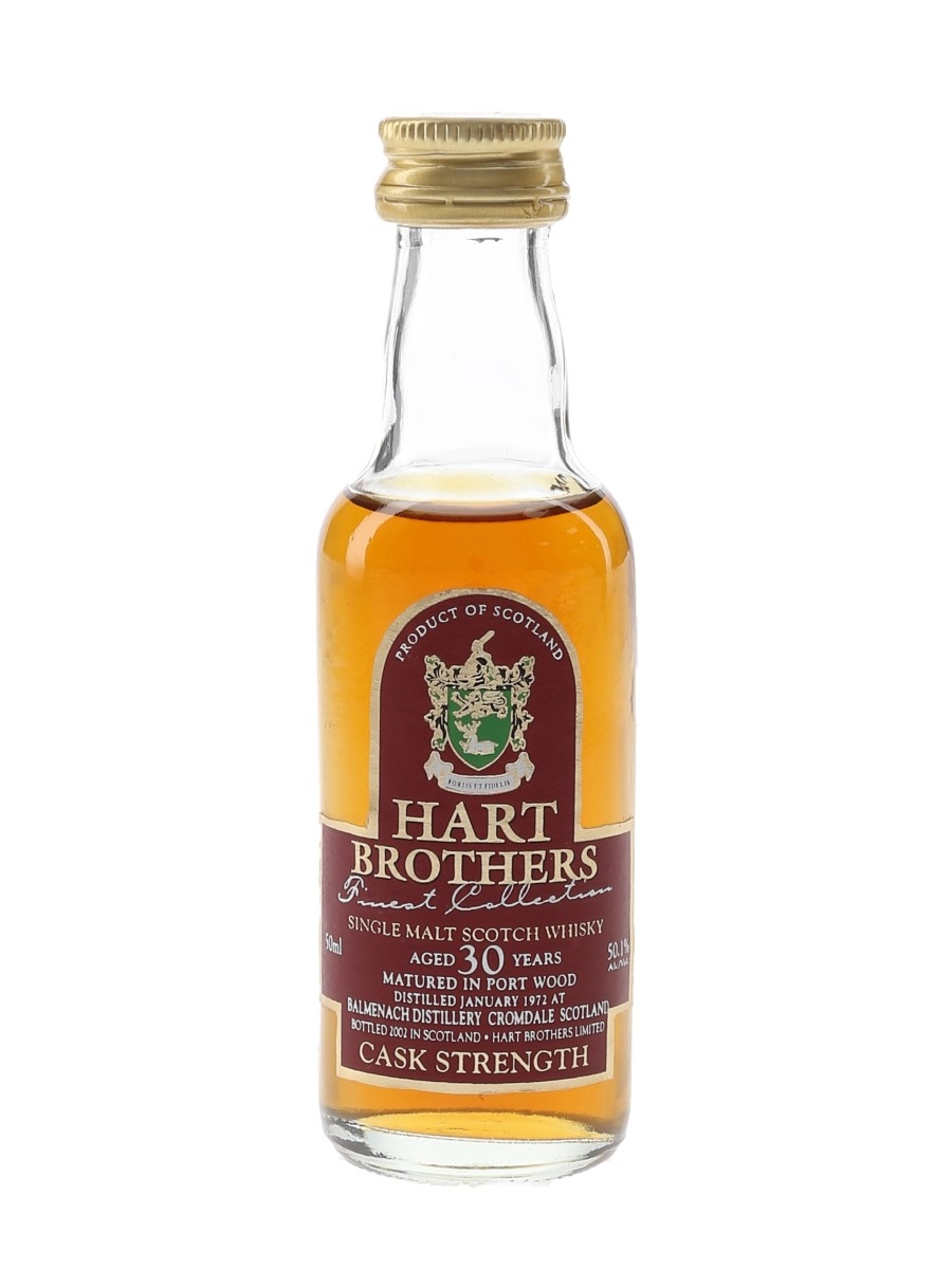 Balmenach 1972 30 Year Old Bottled 2002 - Hart Brothers 5cl / 50.1%