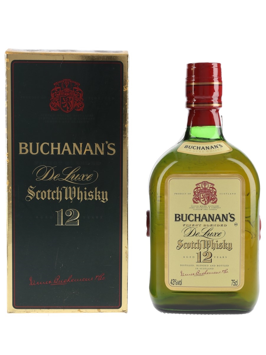 Buchanan's 12 Year Old De Luxe Bottled 1980s 75cl / 43%