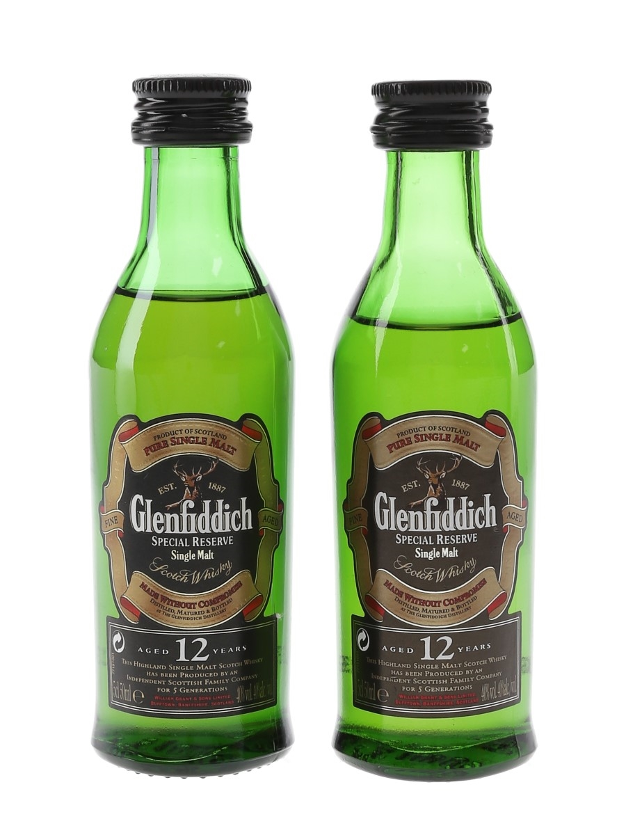 Glenfiddich 12 Year Old Special Reserve  2 x 5cl / 40%