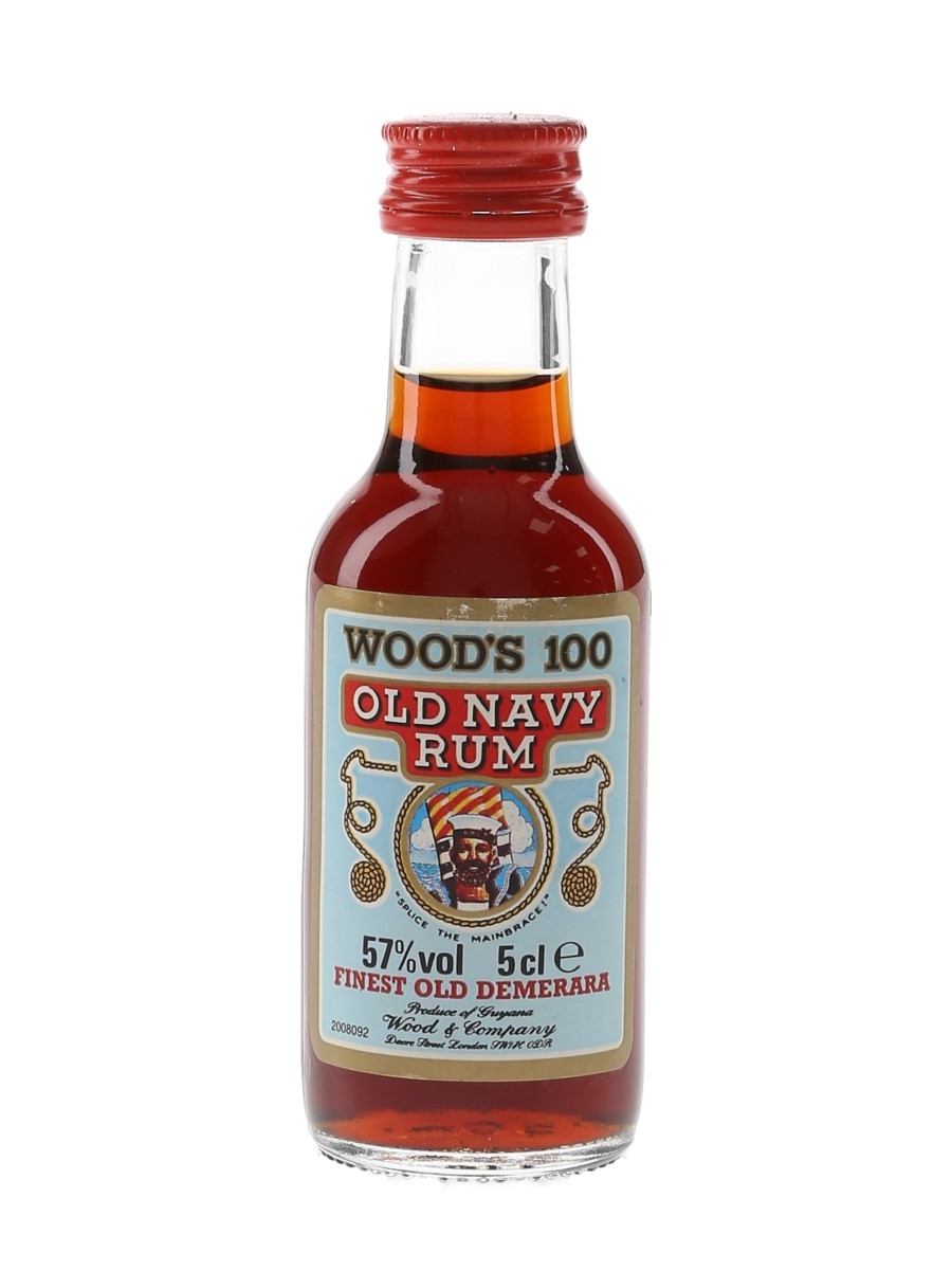 Wood's 100 Finest Old Demerara Old Navy Rum  5cl / 57%
