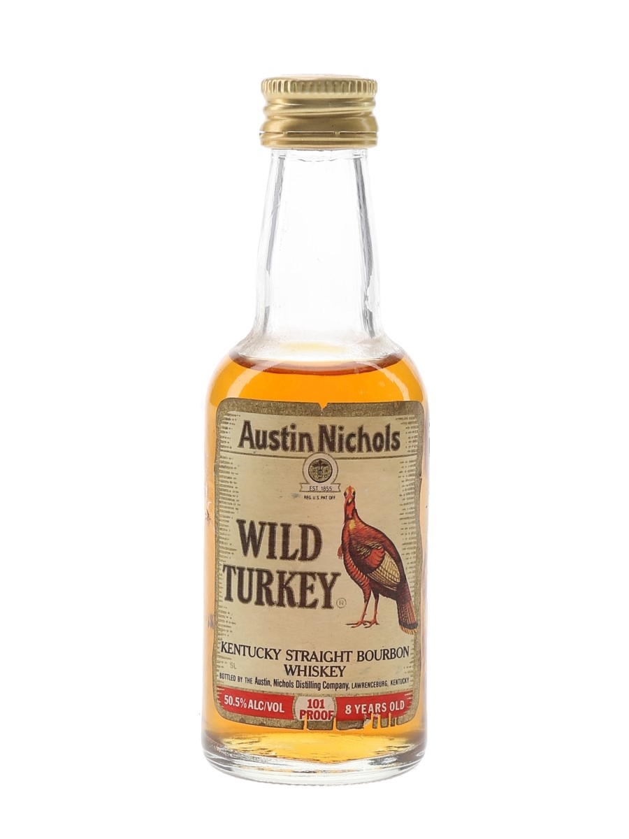 Wild Turkey 8 Year Old 101 Proof Bottled 1980s 5cl / 50.5%