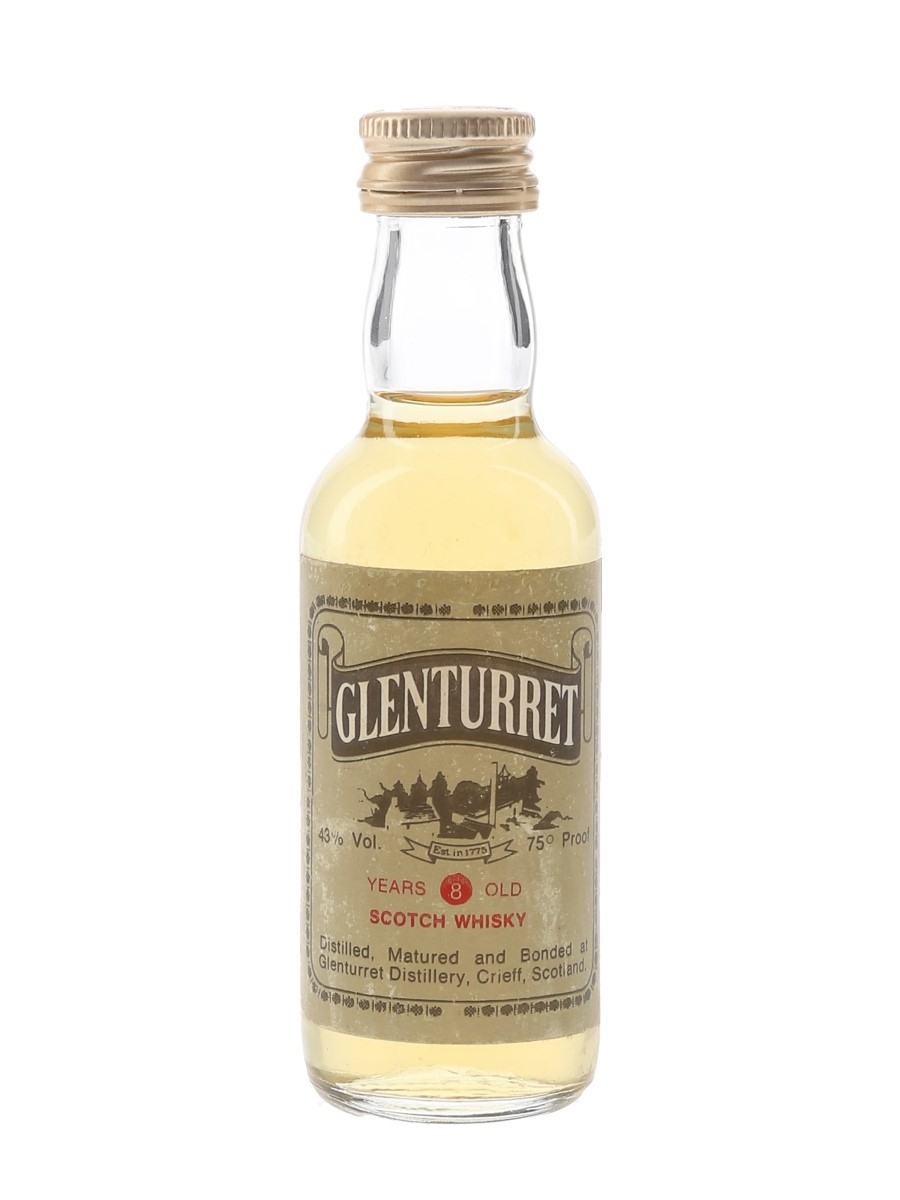 Glenturret 8 Year Old Bottled 1970s-1980s 5cl / 43%