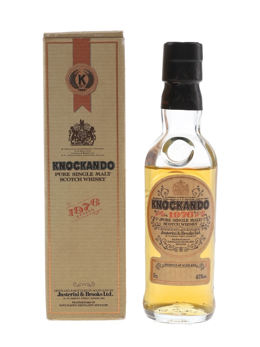 Knockando 1976 Bottled 1990 - Justerini & Brooks 5cl / 43%