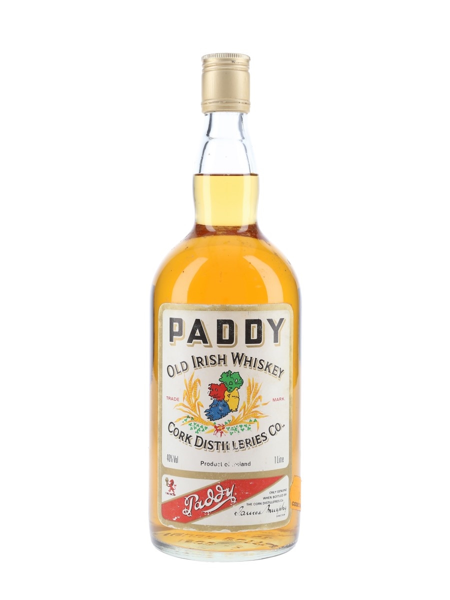 Paddy Old Irish Whisky Bottled 1980s 100cl / 40%