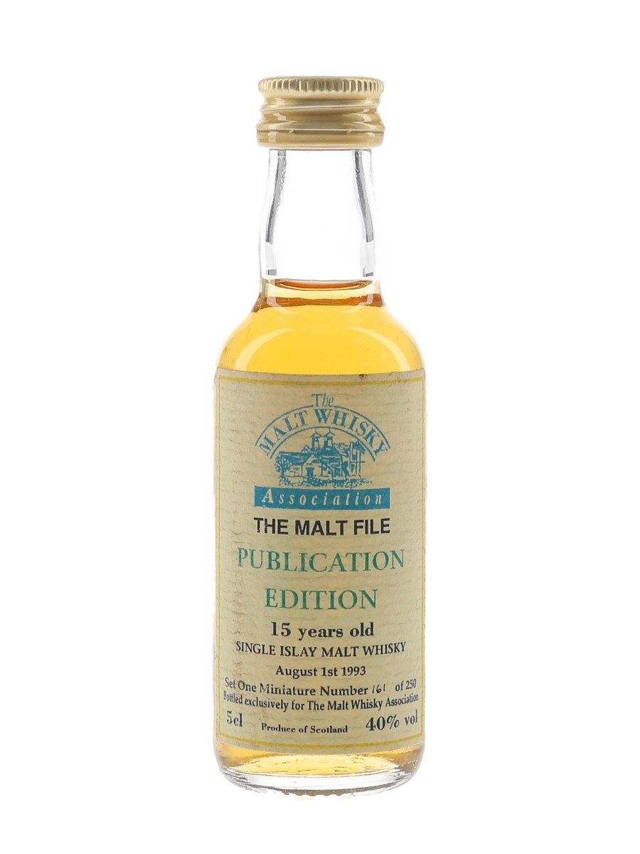 The Malt File Islay 15 Year Old The Malt Whisky Association 5cl / 40%