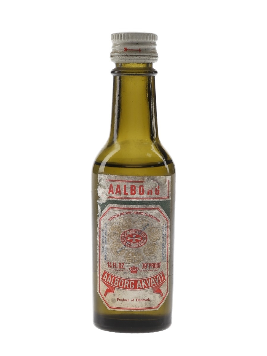 Aalborg Taffel Akvavit Bottled 1970s 4cl / 45%