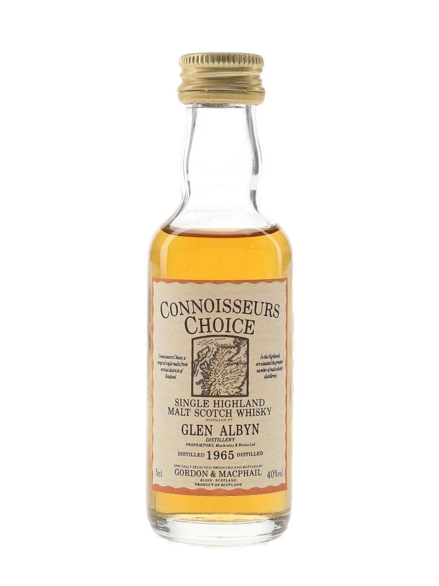 Glen Albyn 1965 Connoisseurs Choice Bottled 1980s-1990s - Gordon & MacPhail 5cl / 40%