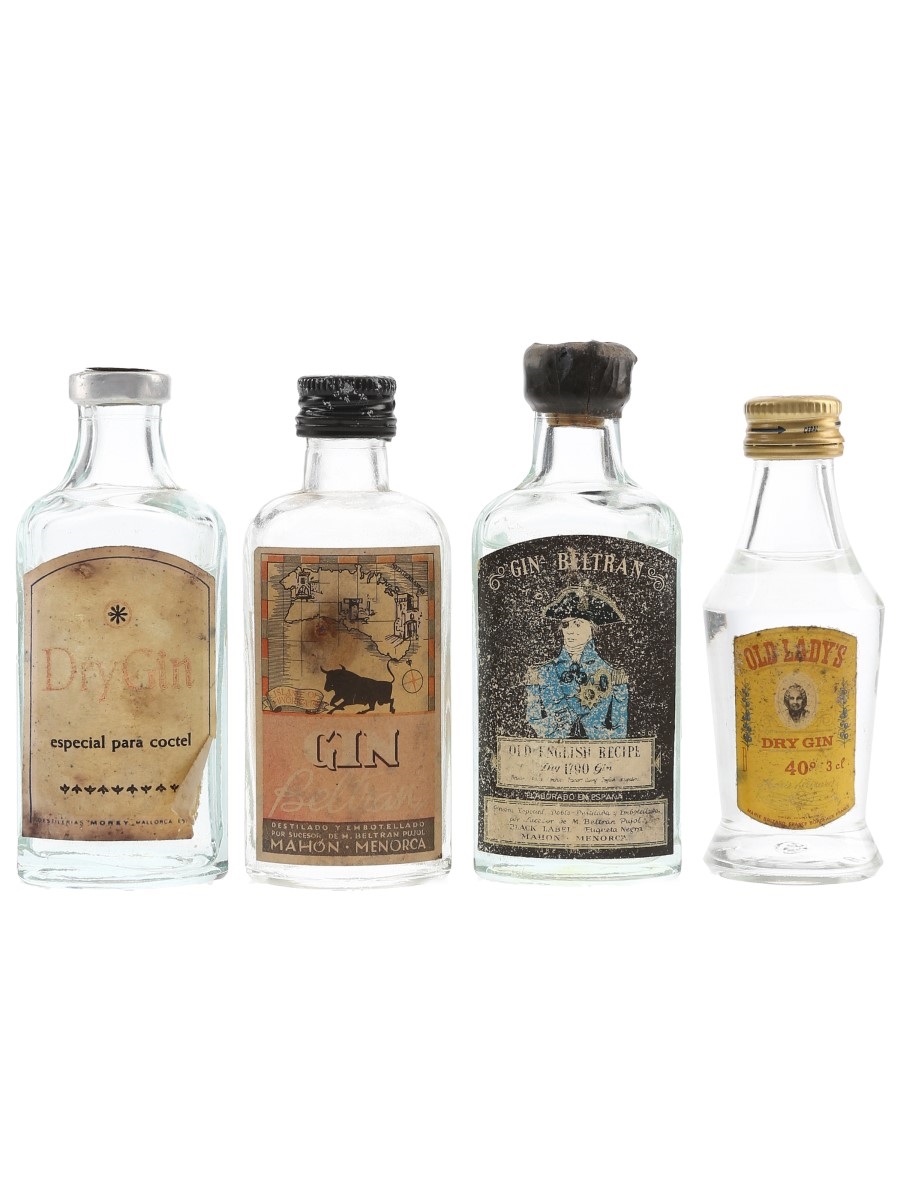 Assorted Gin  4 x 3cl-5cl