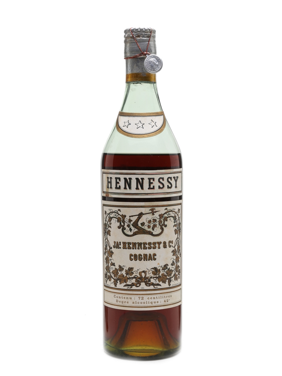 Hennessy 3 Star Bottled 1940s 72cl / 42%