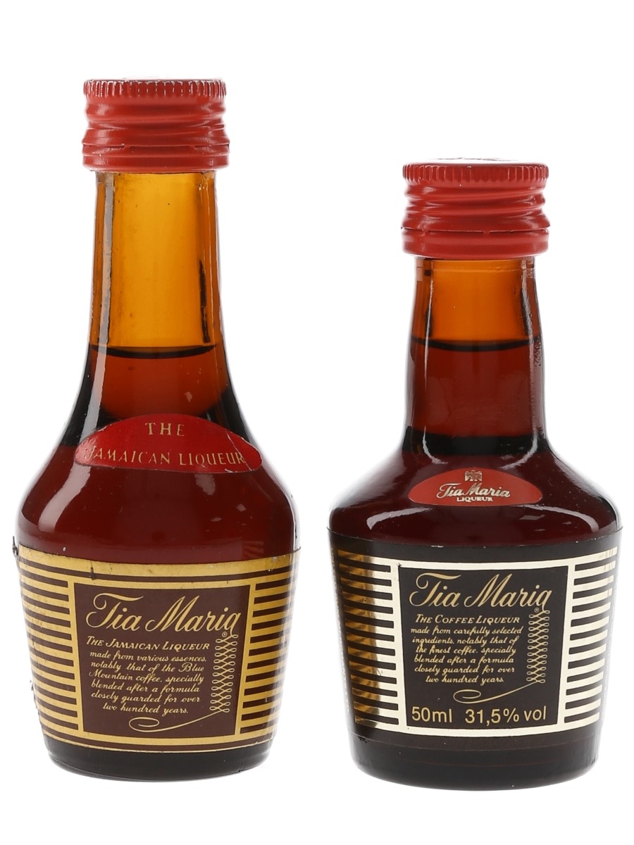 Tia Maria Bottled 1970s & 1980s 2 x 5cl / 31.5%