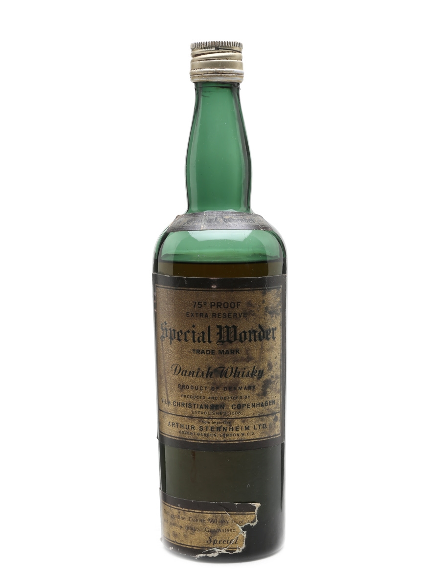 Special Wonder Danish Whisky Bottled 1970s 75cl