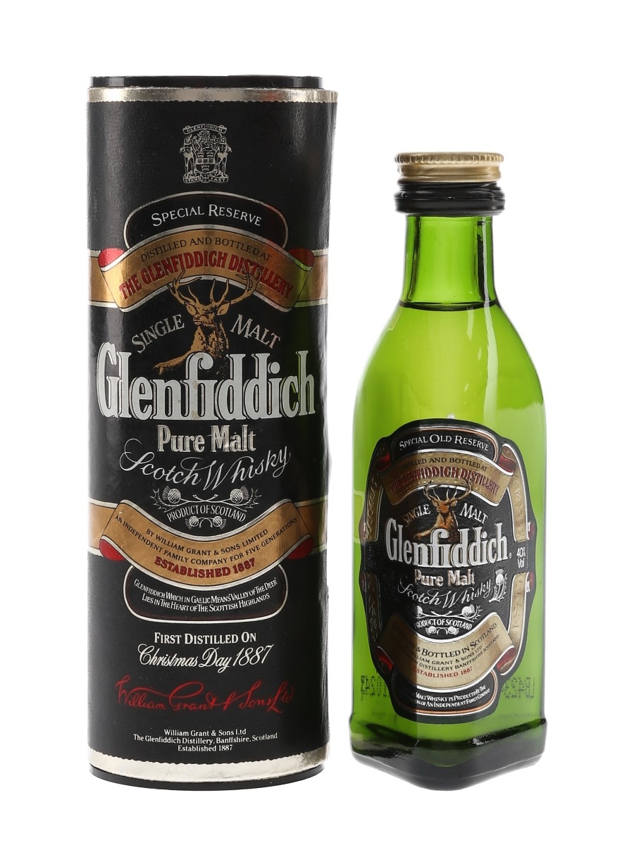 Glenfiddich Special Old Reserve Pure Malt Bottled 1990s 5cl / 40%