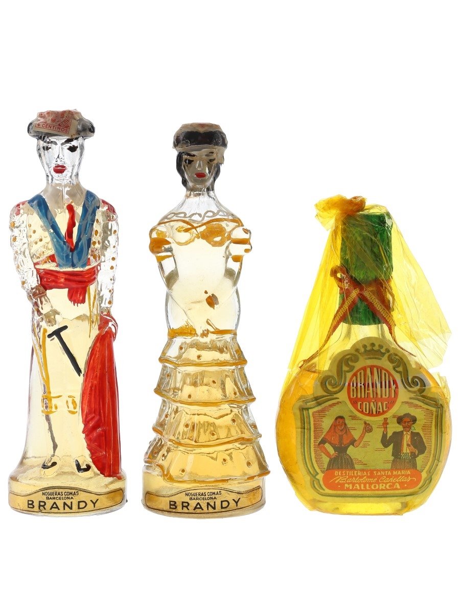 Assorted Spanish Brandy  3 x 10cl-15cl