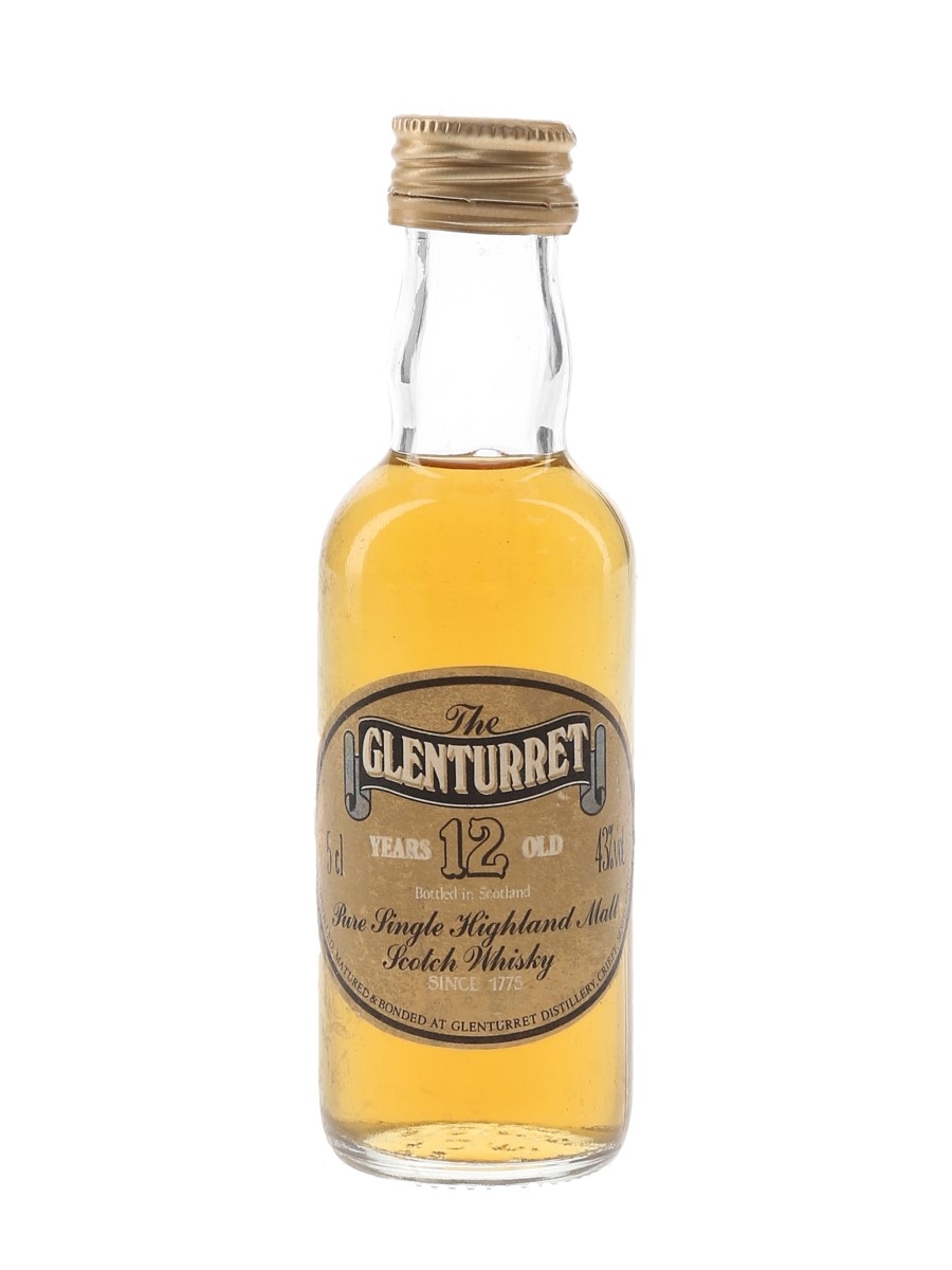 Glenturret 12 Year Old Bottled 1980s 5cl / 43%