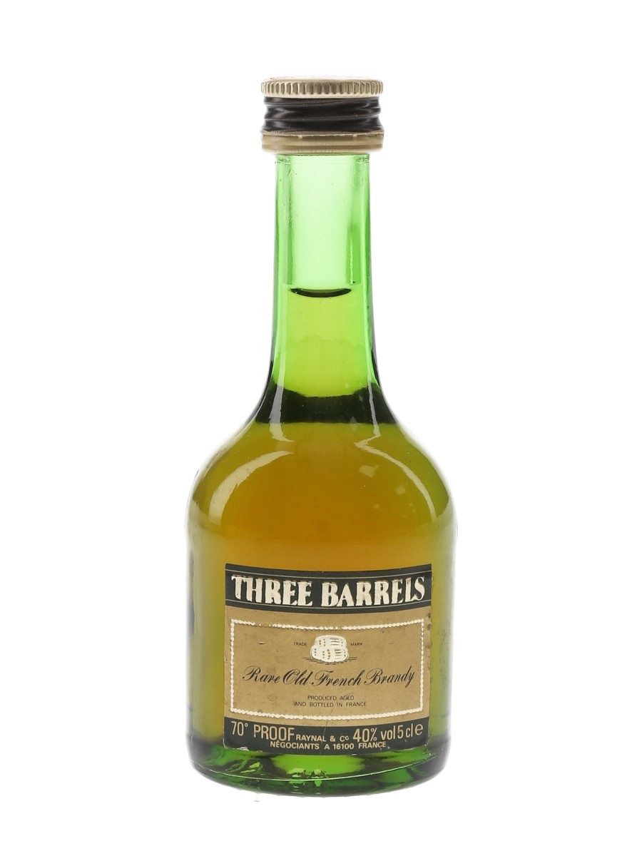 Three Barrels Bottled 1970s-1980s 5cl / 40%