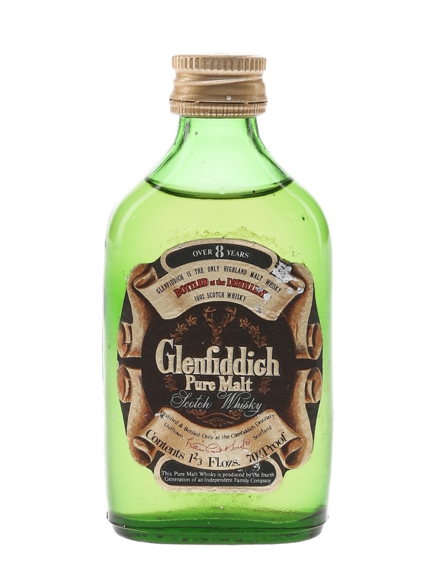 Glenfiddich 8 Year Old Bottled 1970s 4.7cl / 40%