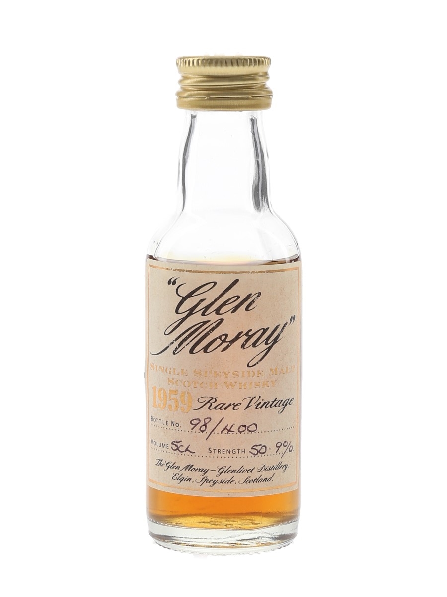 Glen Moray 1959 Rare Vintage  5cl / 50.9%