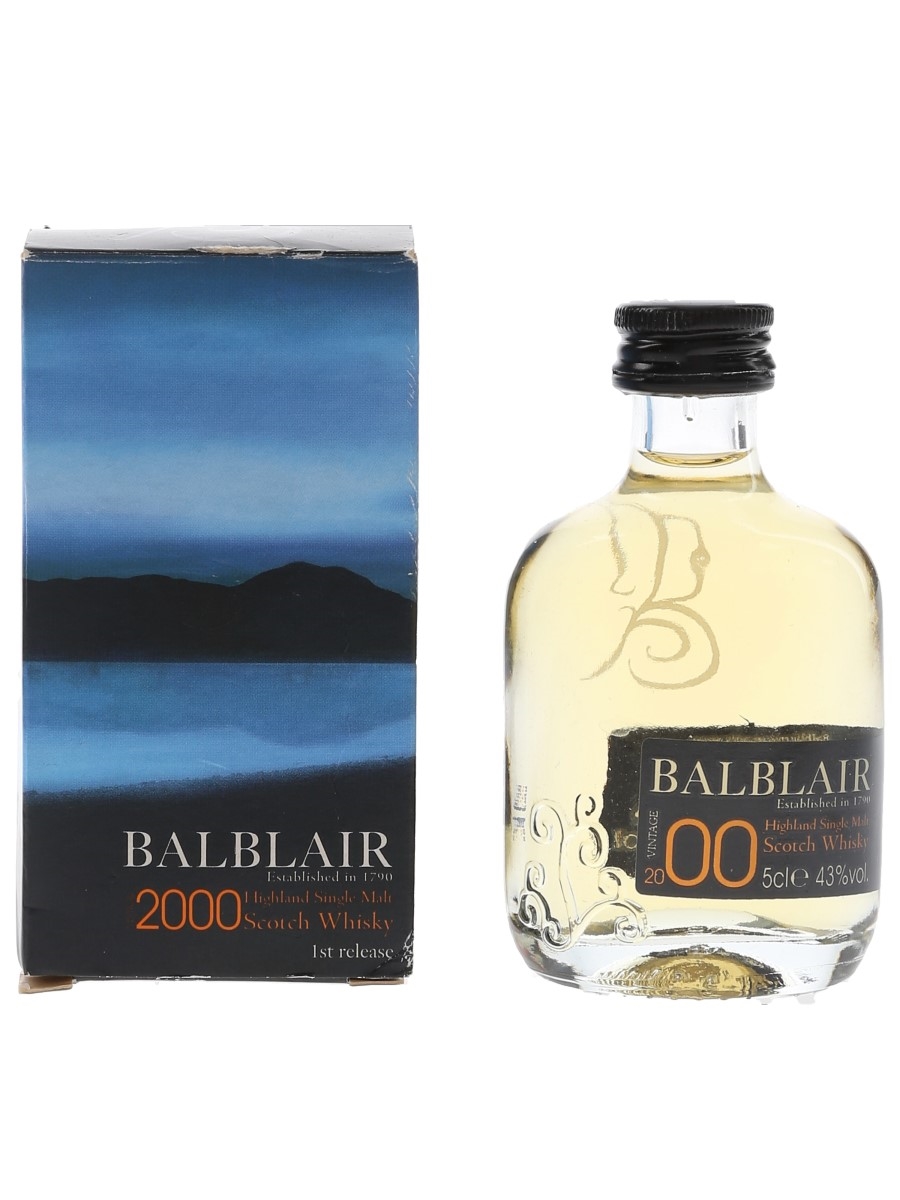 Balblair 2000 Bottled 2011 - 1st Release 5cl / 43%