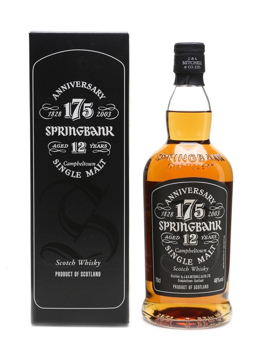 Springbank 12 Year Old 175th Anniversary 70cl / 46%