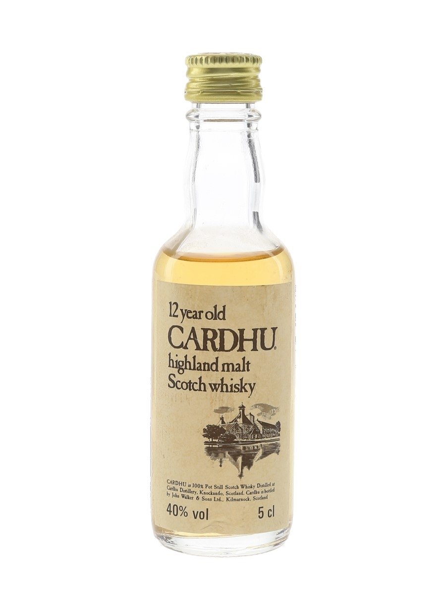 Cardhu 12 Year Old Bottled 1980s 5cl / 40%