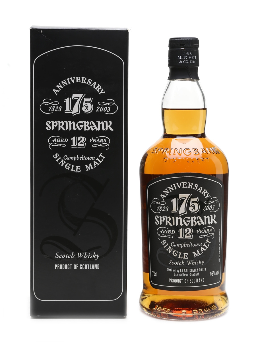 Springbank 12 Year Old 175th Anniversary 70cl / 46%