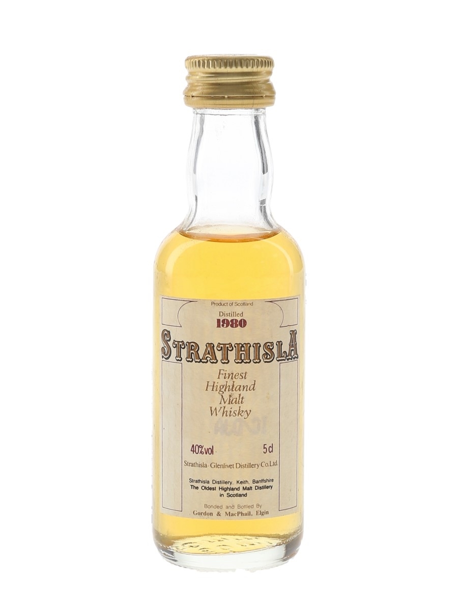 Strathisla 1980 Bottled 1990s - Gordon & MacPhail 5cl / 40%