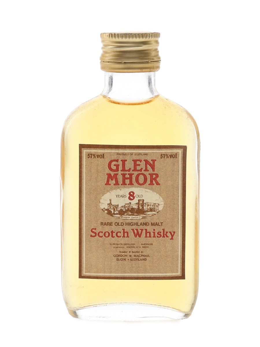 Glen Mhor 8 Year Old Bottled 1980s - Gordon & MacPhail 5cl / 57%