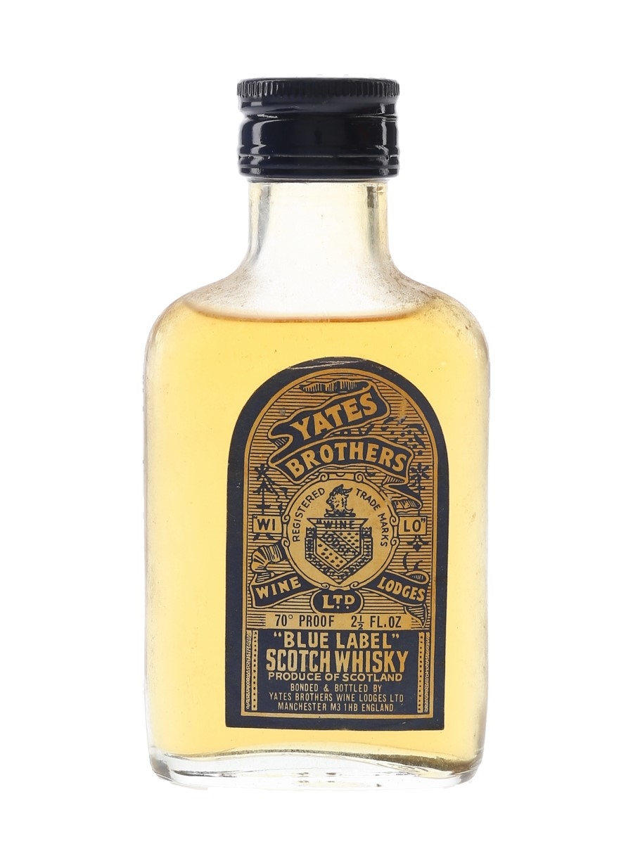 Yates Brothers Blue Label Bottled 1970s 7.10cl / 40%