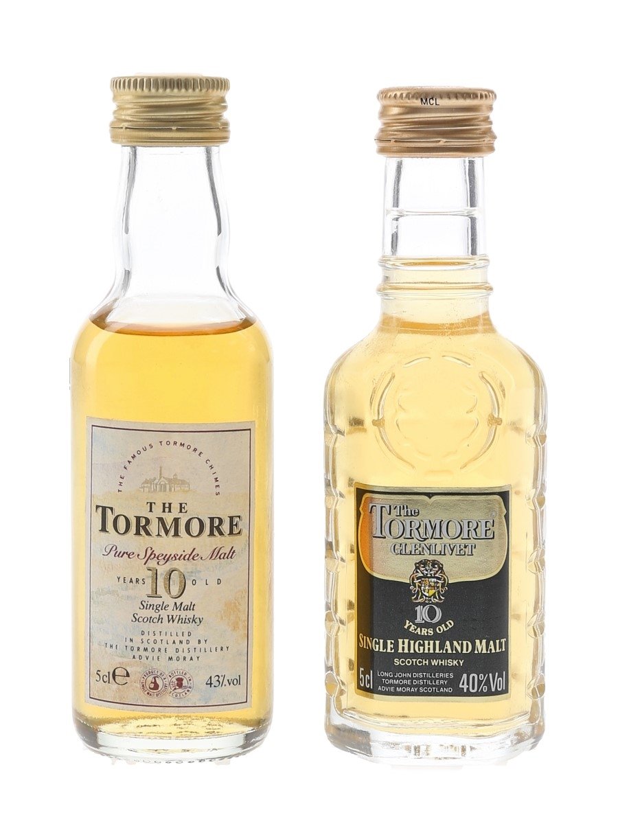 Tormore 10 Year Old Bottled 1980s & 1990s 2 x 5cl